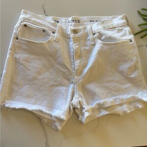 Jcrew mid rise shorts